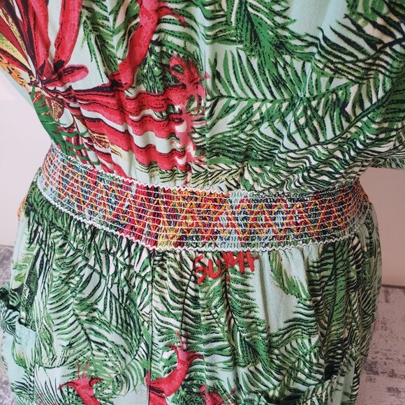 Desigual Spain Cute Beach Spring/Summer Tropical Shorts Suit Romper - Picture 5 of 14